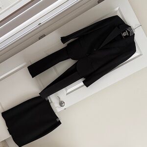 Anne Klein Executive Collection 3-piece Black pant and skirt set